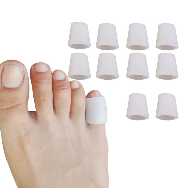 FootAid Gel Open Toe Sleeves for Little Toe