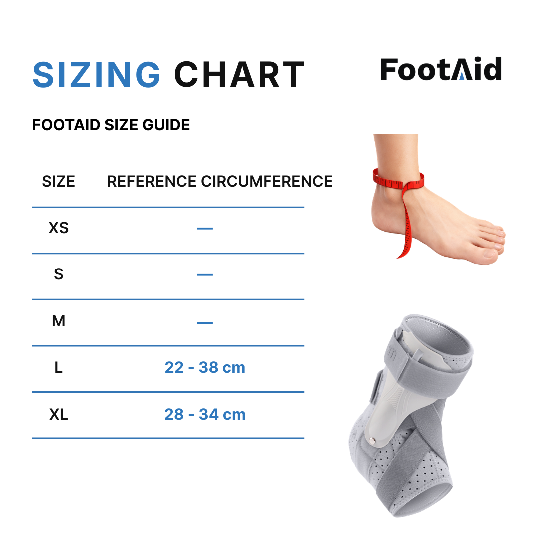 FootAid Ankle Support with Splint - FootAid