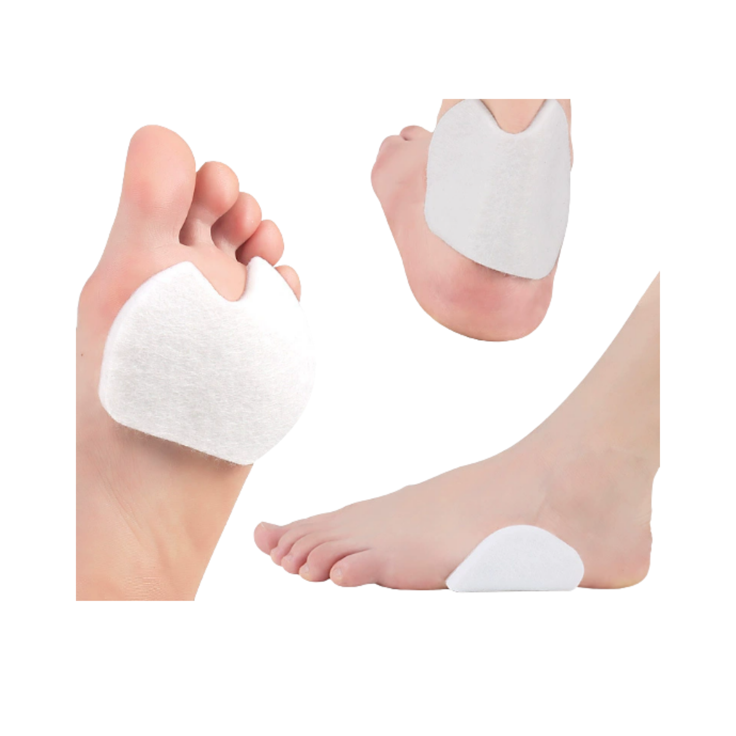 FootAid Contoured Pressure Relief Pad - Felt - FootAid