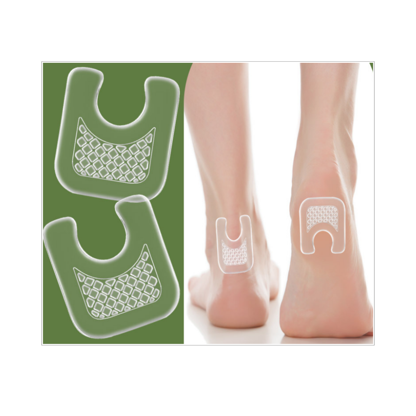 FootAid Mini U-Gel Pressure Offload Pads - FootAid