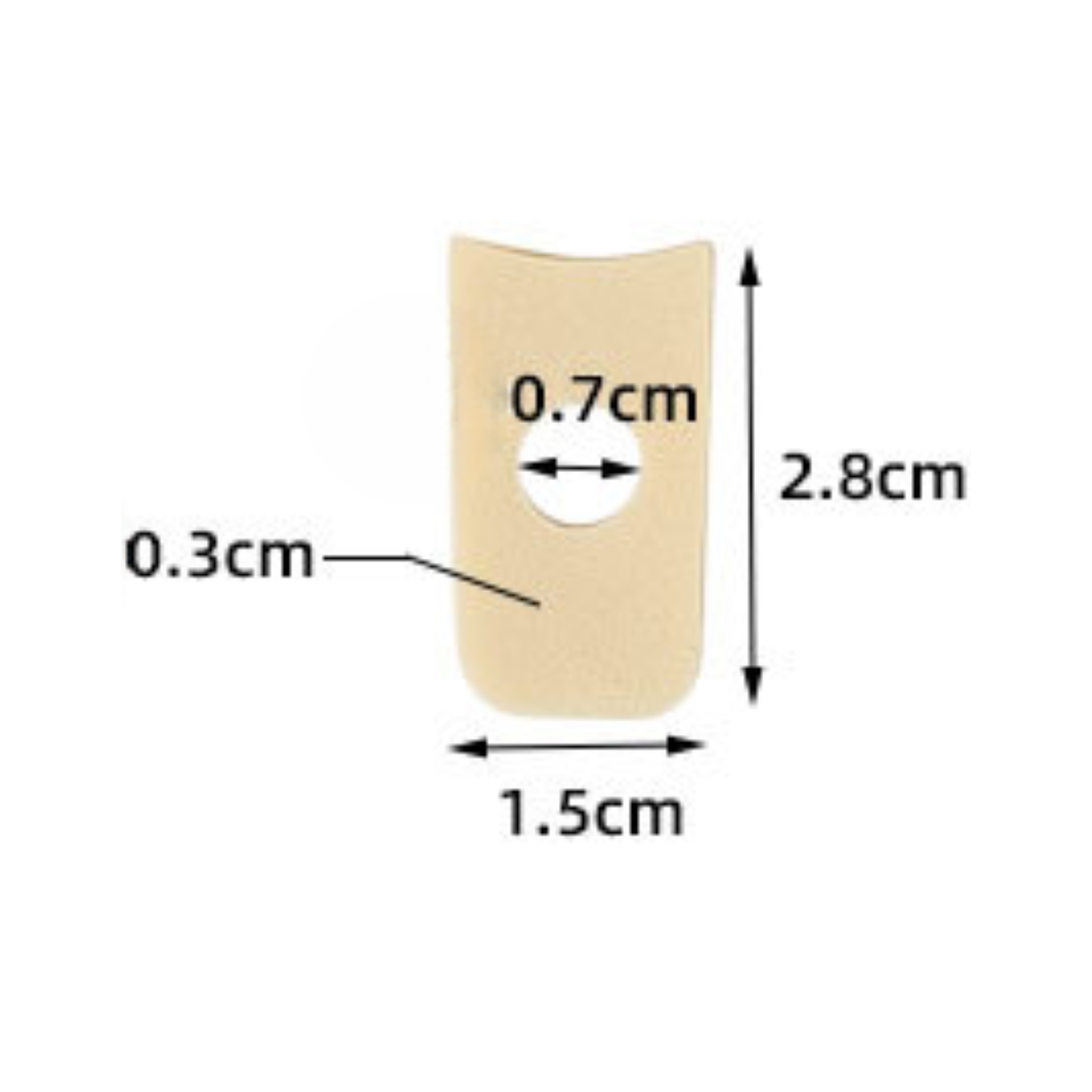 FootAid Slim Corn Relief Strip – Latex Foam Protection - FootAid