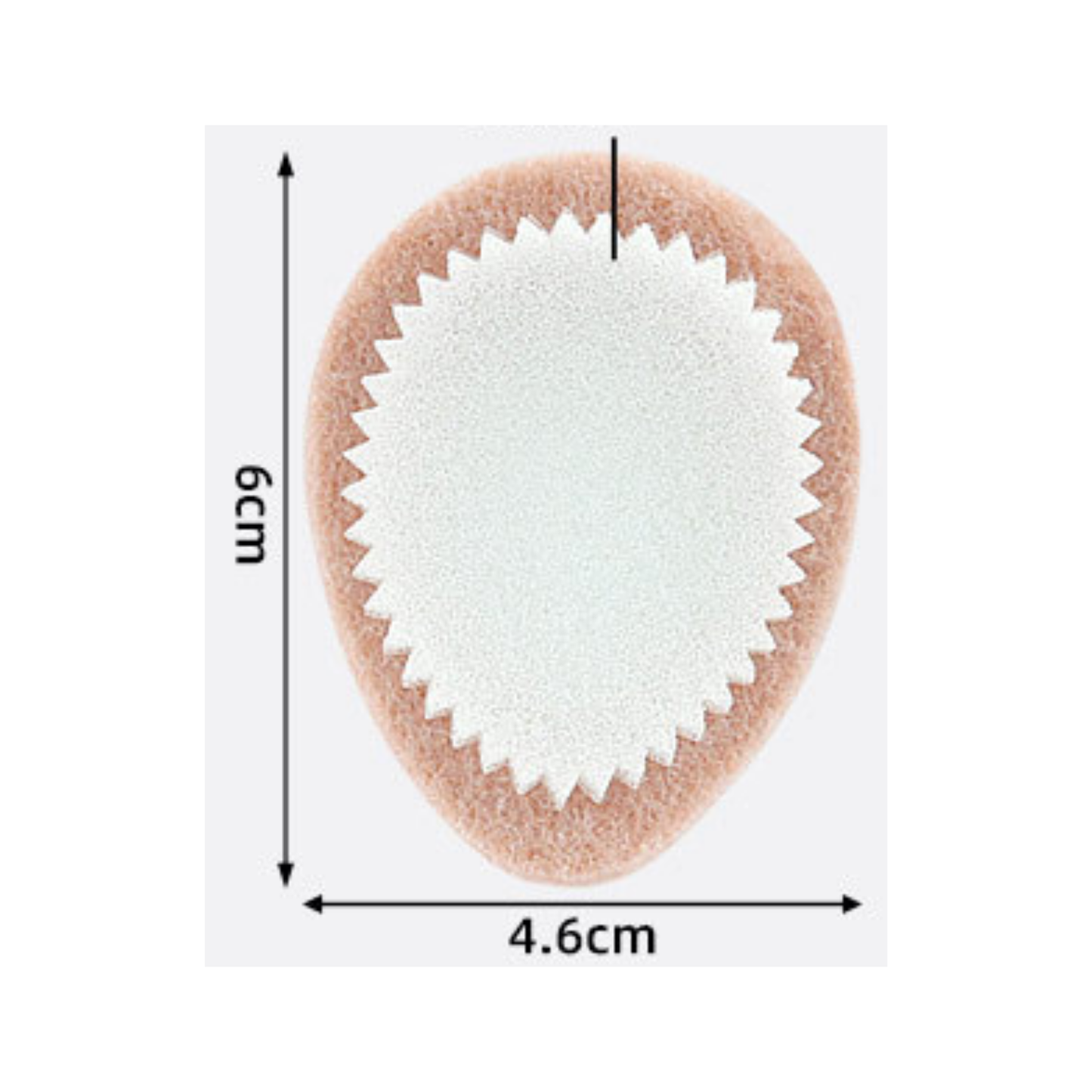 FootAid Teardrop Pressure Relief Pad - Sponge - FootAid