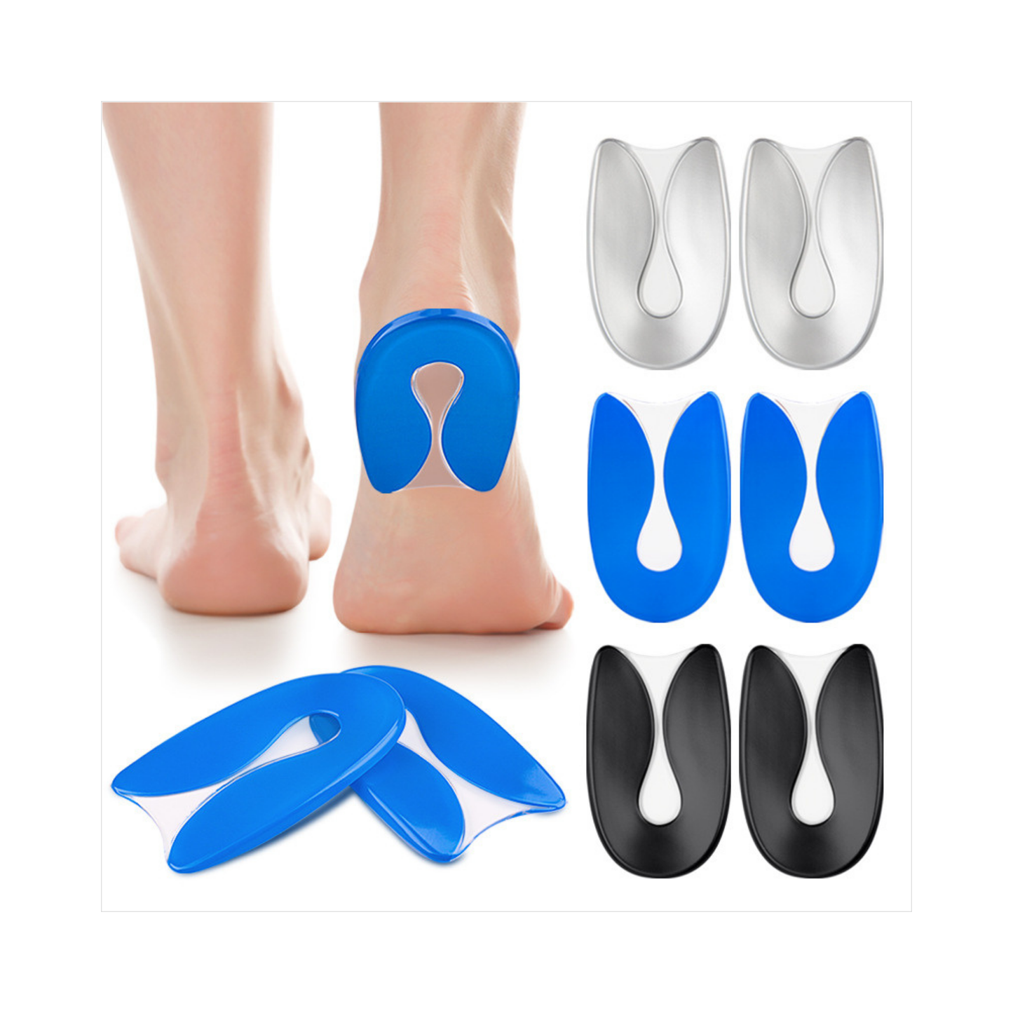 FootAid U-Shaped Heel Relief Pads - FootAid