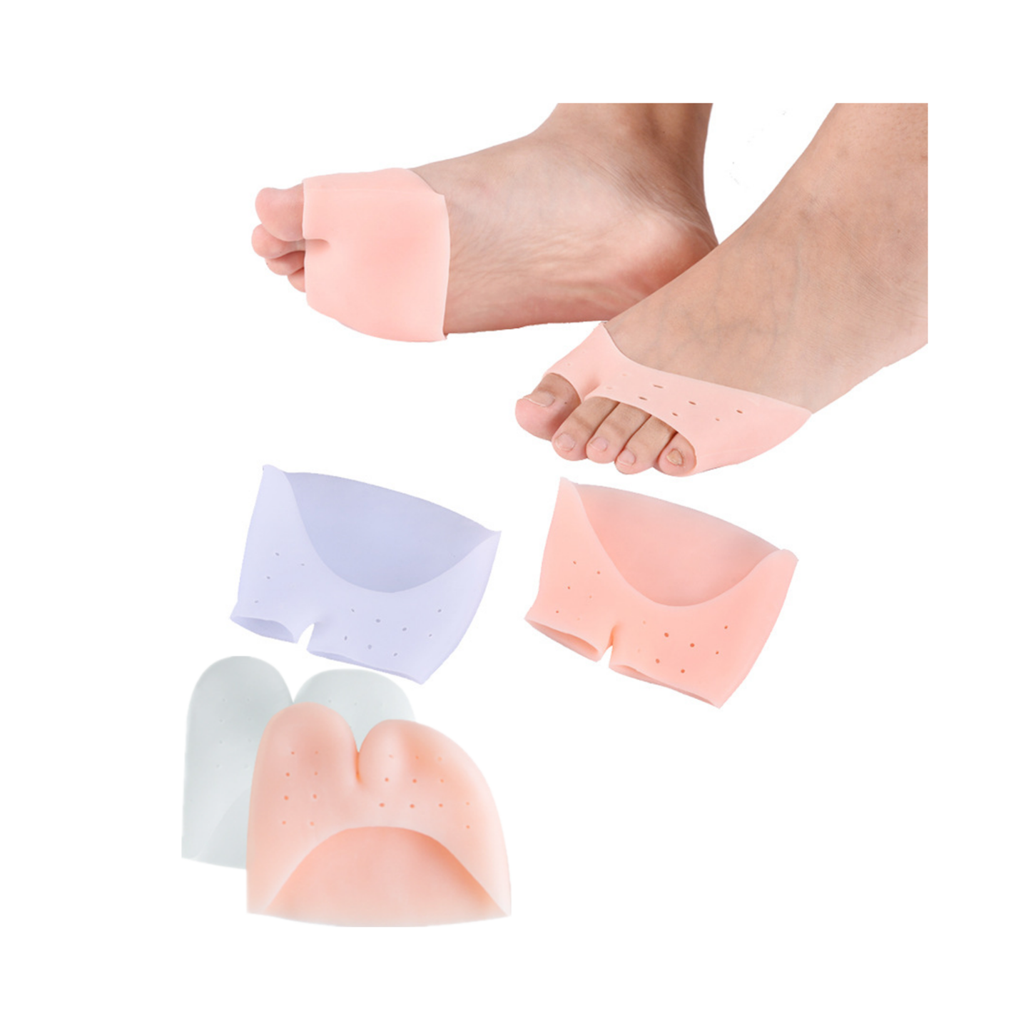 Forefoot Comfort Sleeves – Open & Closed Toe Gel Pads