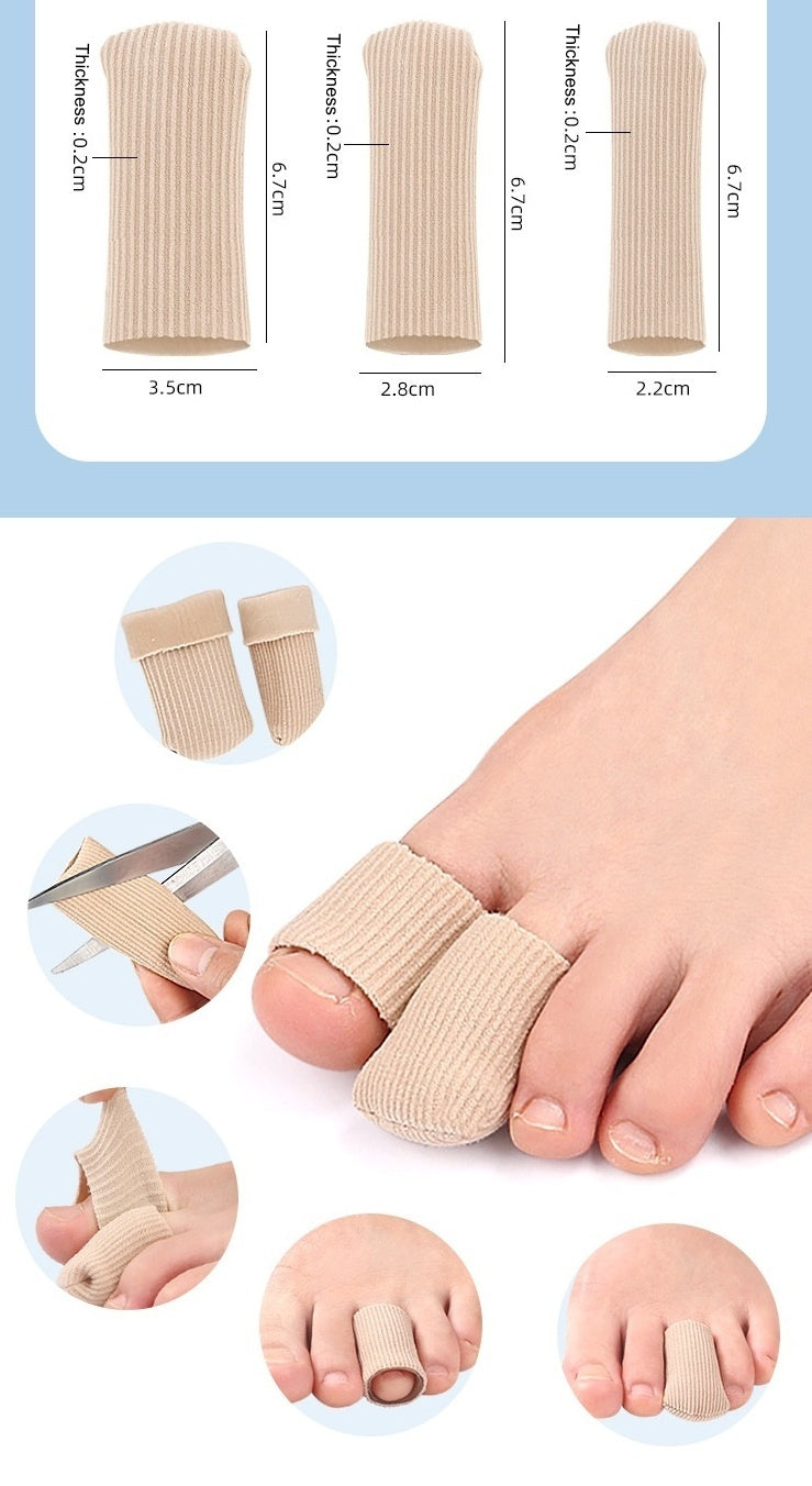 FootAid Gel Toe Protection Sleeves – Open or Closed End