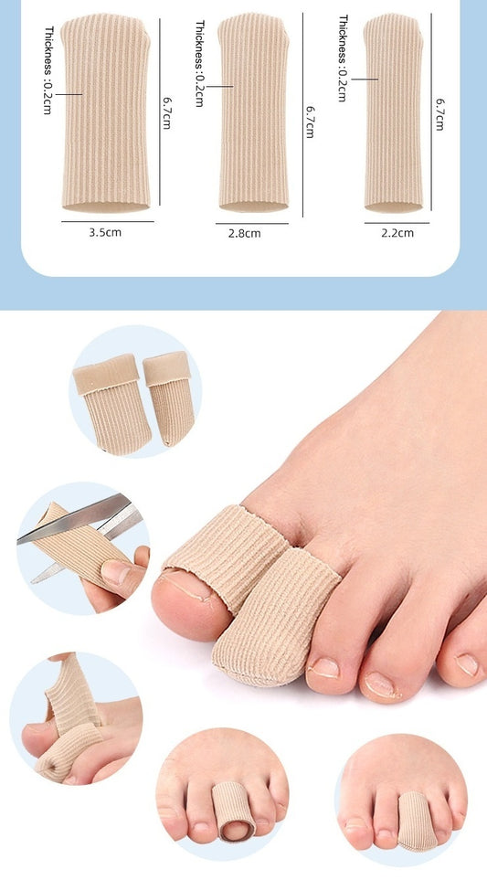 FootAid Gel Toe Protection Sleeves – Open or Closed End