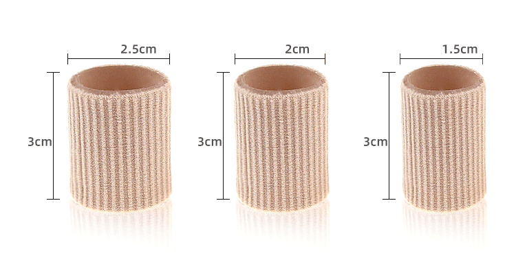 FootAid Short Gel Toe Cushion Tube – Open End