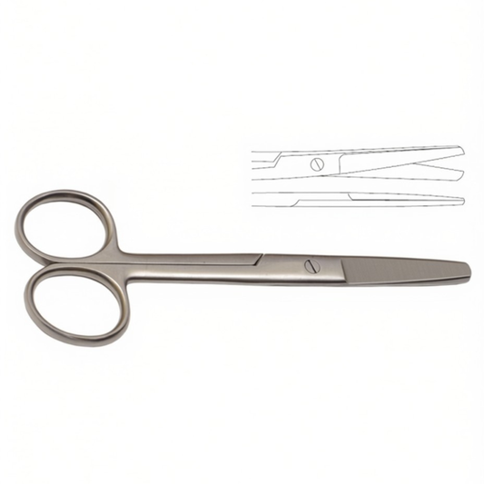 Operating Scissors – Straight, Blunt/Blunt – 15 cm
